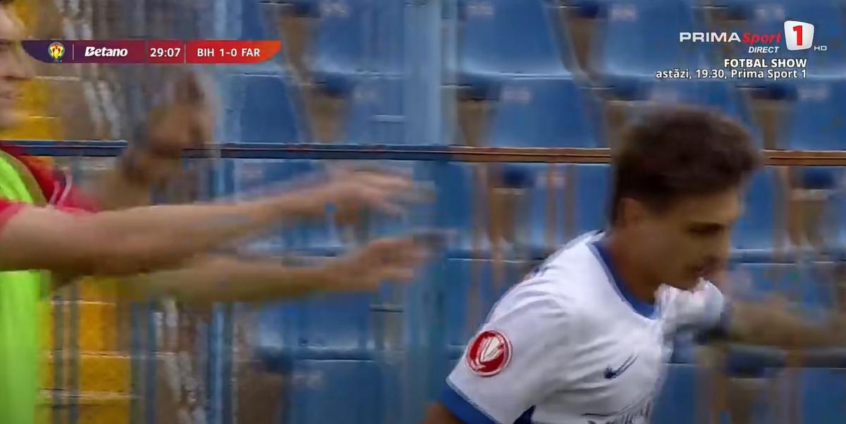 Scene incredibile în Cupa României Betano: apucat de gură în timpul meciului!
