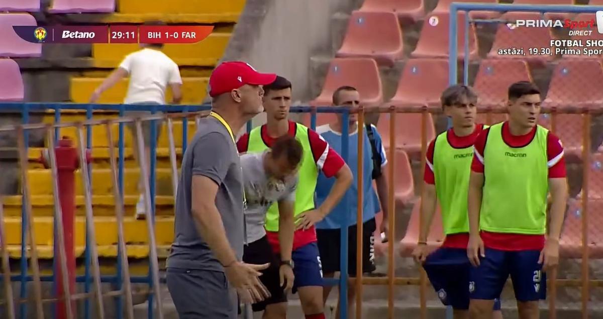 Scene incredibile în Cupa României Betano: apucat de gură în timpul meciului!