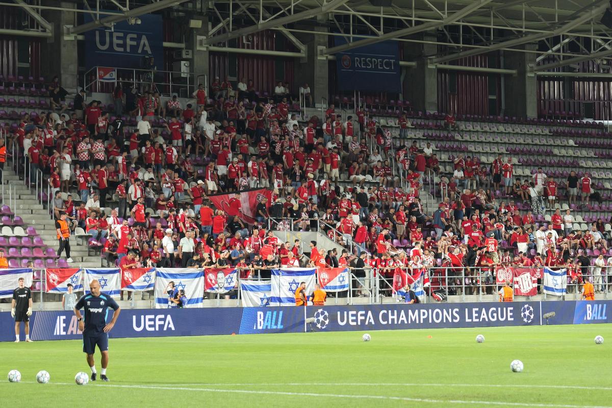 Imagini înainte de Hapoel Beer Sheva - Sabah Baku / FOTO: Andrei Furnigă (GSP.ro)