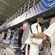 Arnold Garita și Ofri Arad, pe Giulești, la Hapoel Beer Sheva - Sabah Baku. foto: Andrei Crăițoiu / GSP
