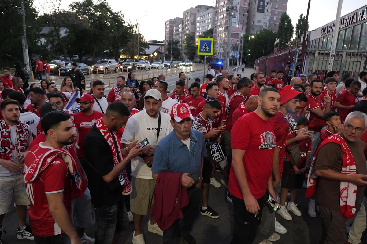Imagini înainte de Hapoel Beer Sheva - Sabah Baku / FOTO: Andrei Furnigă (GSP.ro)