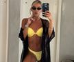 Bernadette Szocs se relaxează în Mykonos. Foto: Instagram