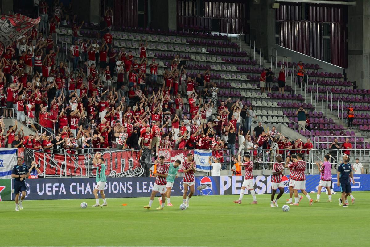 Imagini înainte de Hapoel Beer Sheva - Sabah Baku / FOTO: Andrei Furnigă (GSP.ro)