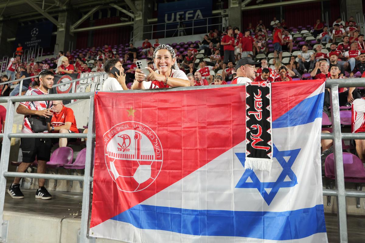 Imagini înainte de Hapoel Beer Sheva - Sabah Baku / FOTO: Andrei Furnigă (GSP.ro)