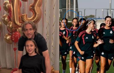 Fotbalul separă familia Modric! » Luka a prelungit un an cu Milan, iar fiica Ema s-a întors să joace la Real Madrid