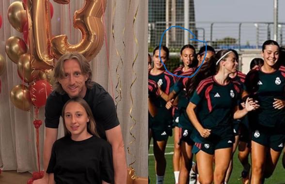 Fotbalul separă familia Modric! » Luka a prelungit un an cu Milan, iar fiica Ema s-a întors să joace la Real Madrid