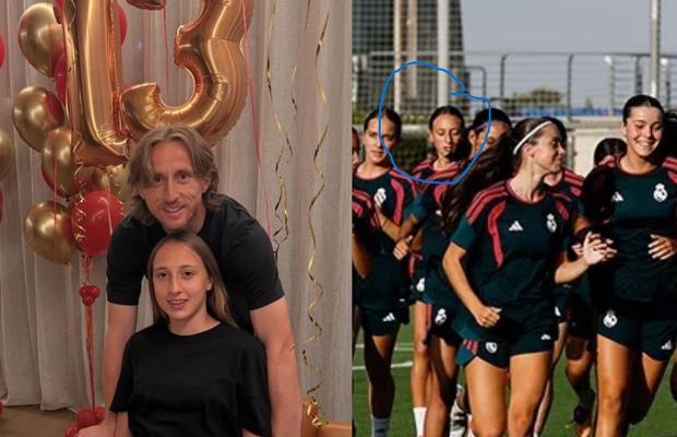 Fotbalul separă familia Modric! » Luka a prelungit un an cu Milan, iar fiica Ema s-a întors să joace la Real Madrid
