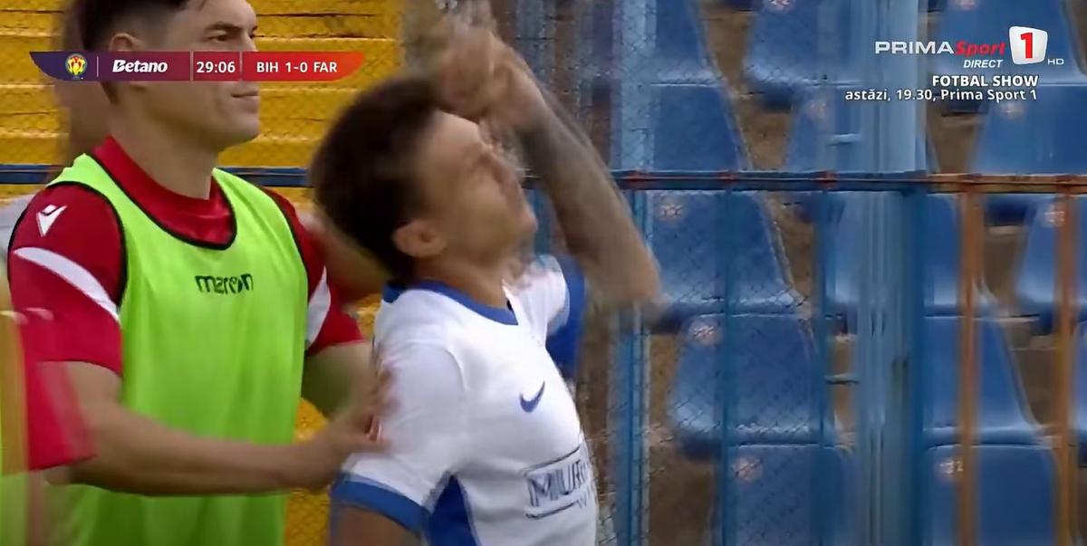 Scene incredibile în Cupa României Betano: apucat de gură în timpul meciului!