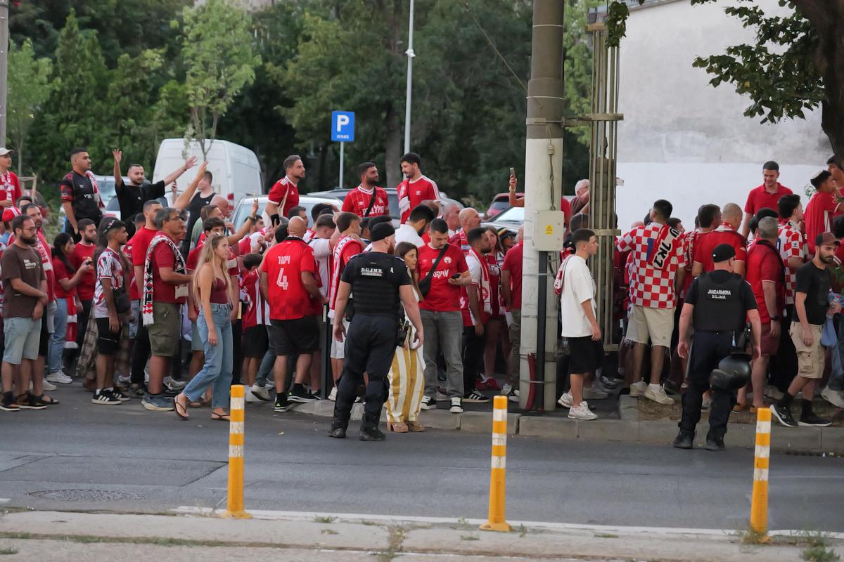 Imagini înainte de Hapoel Beer Sheva - Sabah Baku / FOTO: Andrei Furnigă (GSP.ro)