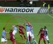 CFR CLUJ - LAZIO 2-1 // FOTO Noroc că nu e VAR! „Vulpoiul” Djokovic l-a păcălit pe arbitru și a obținut un penalty-ul din care Deac a egalat