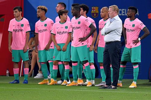 Riqui Puig, lângă Ousmane Dembele, nu intră în planurile lui Koeman // FOTO: Guliver/GettyImages