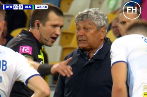 Lucescu, în culmea furiei, urlând la arbitru