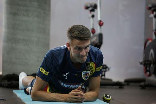 Daniel Boloca, la antrenamentul efectuat de echipa națională ieri
FOTO: FRF.ro