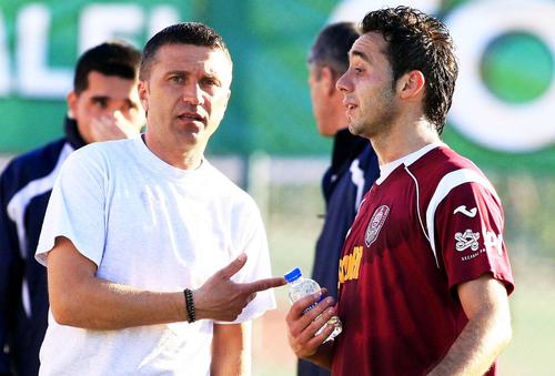 De Zerbi, dreapta, în tricoul lui CFR Cluj, foto: Imago