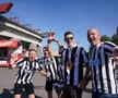 Fanii lui Newcastle, petrecere pe străzile din Milano