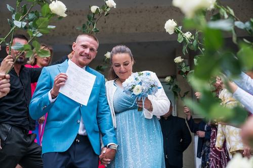 Cătălin Chirilă și soția sa