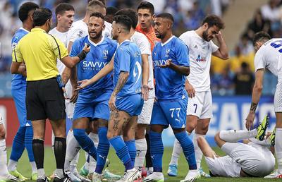 Neymar, la un pas de eliminare în meciul din Liga Campionilor Asiei! Atacantul lui Al Hilal și-a atacat furios adversarul