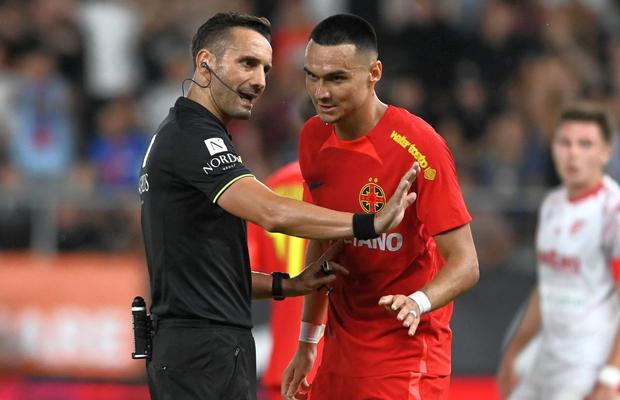 Sebastian Colțescu a făcut praf partida Farul - FCSB, dar UEFA l-a delegat la meciul lui Răzvan Lucescu din Conference League