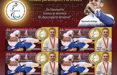 Timbre speciale dedicate medaliaților români la Jocurile Paralimpice de la Paris