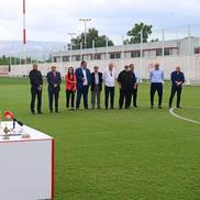 Olympiacos, viitoarea adversară a lui FCSB, a adus preotul în cantonament. Foto: Olympiacos.org