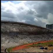 Colosul de 80.000 de locuri, DEMOLAT în câteva secunde, foto: X #UpdateInfo