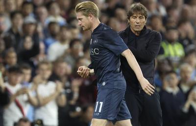 Antonio Conte: „Fără cartonașul roșu am fi fost în joc” » De Bruyne? „Uneori diavolul intervine”