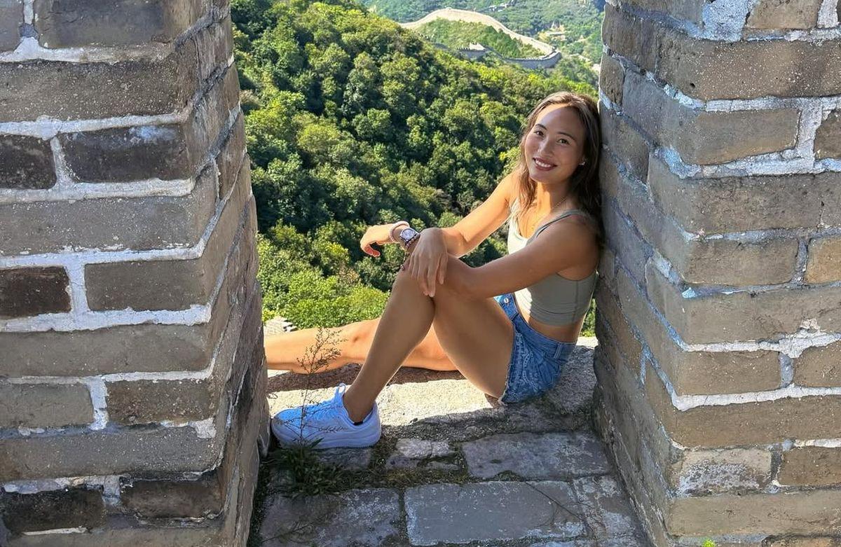 Milionara din top 10 WTA profită de pauza provocată de accidentare: „Prima experiență la Marele Zid. Ce priveliște minunată!”