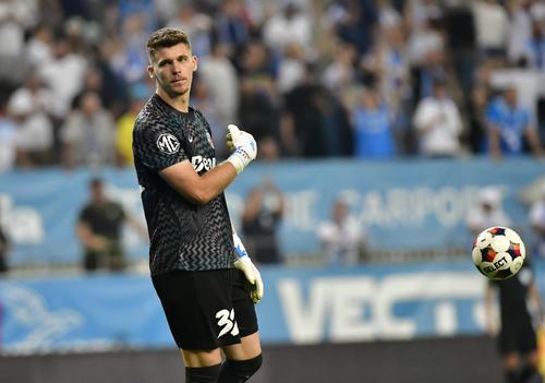 Ștefan Târnovanu, după golul de 4-0 din Universitatea Craiova - FCSB / Foto: Cristi Preda (GSP)