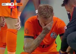 Drăguș „s-a rupt” după 38 de minute! Dublă-lovitură, pentru FCSB și Hagi