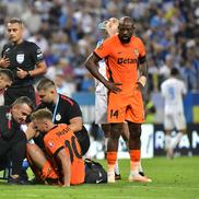 Denis Drăguș s-a accidentat în Craiova - FCSB / foto: Cristi Preda (GSP)