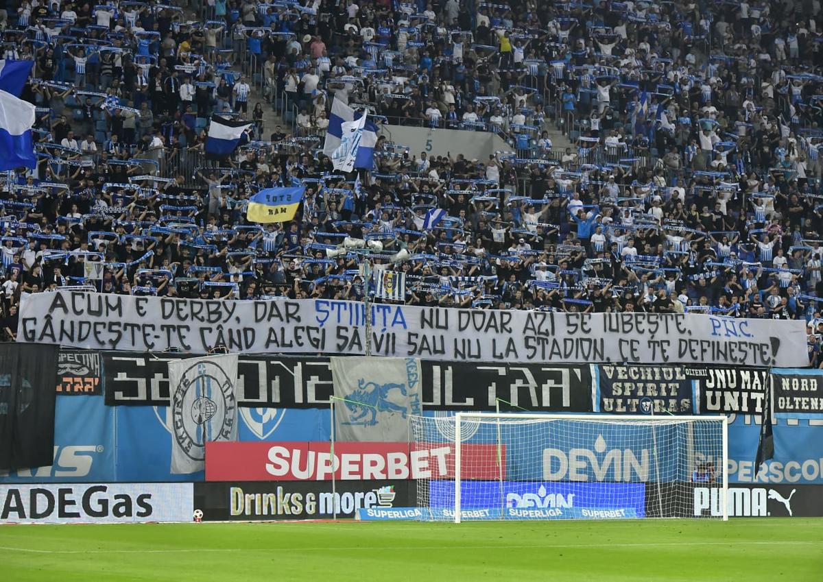 „Aroganța” oltenilor la Universitatea Craiova - FCSB