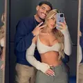 Morgan Gibbs White și partenera lui, Britney De Villiers