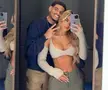 Morgan Gibbs White și partenera lui, Britney De Villiers