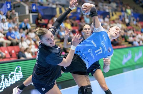 Daria Dmitrieva în CSM București - Buducnost / FOTO: imago