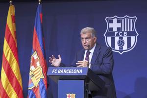 Laporta a atacat din nou Real Madrid: „Când au o problemă, le recalifică un teren”