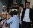 Dan Matei Șucu sare în brațele tatălui său, la câteva secunde după golul fratelui mai mic FOTO: Ionuț Iordache (GSP)