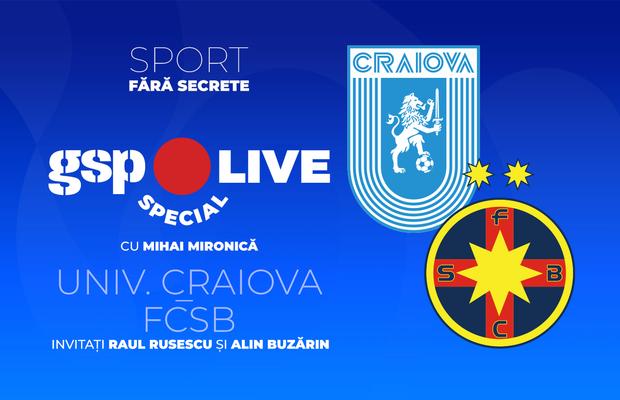 Universitatea Craiova - FCSB, în etapa #10 din Superliga » Comentăm la GSP Live Special