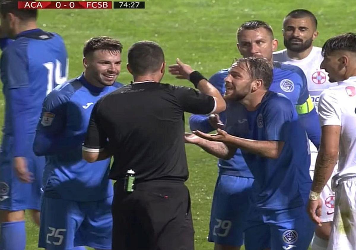 Clinceni - FCSB - fault Cristea -Rusescu