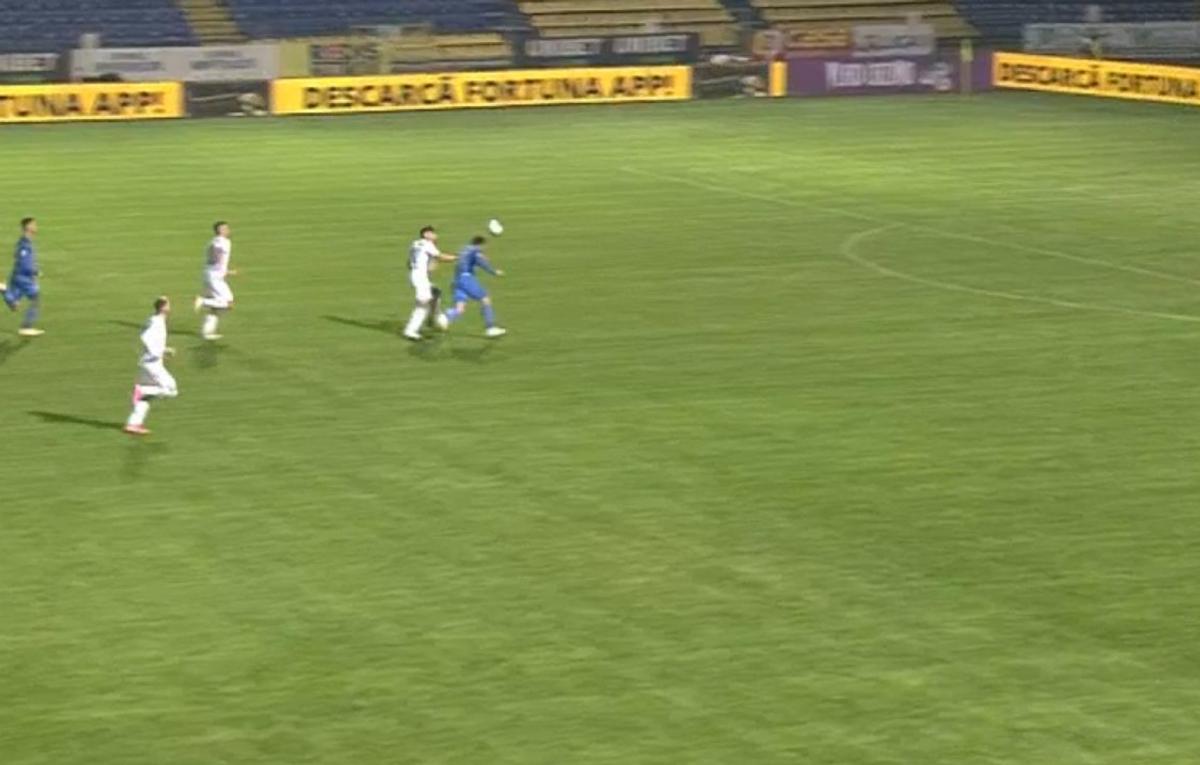 Clinceni - FCSB - fault Cristea -Rusescu