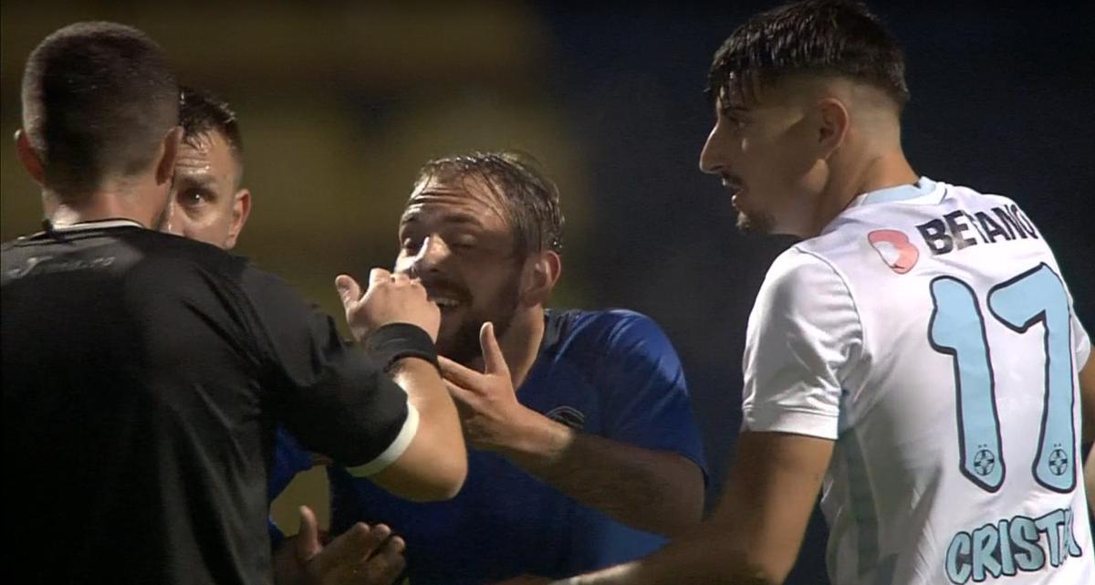 Clinceni - FCSB - fault Cristea -Rusescu
