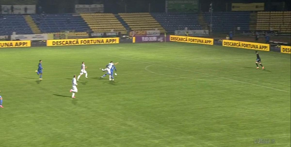 Clinceni - FCSB - fault Cristea -Rusescu