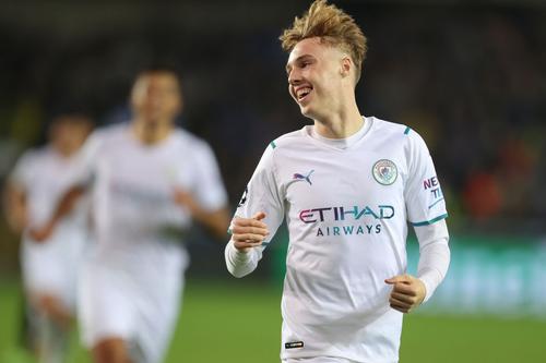 Cole Parmer (19 ani) a marcat la debutul pentru Manchester City în Liga Campionilor, în victoria 5-1 de pe terenul lui Club Brugge.