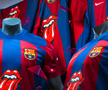Barcelona va purta pe tricouri legendarul logo al trupei Rolling Stones la El Clasico
