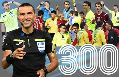 Meciul 300! Bornă istorică pentru Ovidiu Hațegan » Doar alți 4 „centrali” au reușit asta