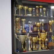 Vitrina cu trofee a clubului