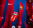 Barcelona va purta pe tricouri legendarul logo al trupei Rolling Stones la El Clasico