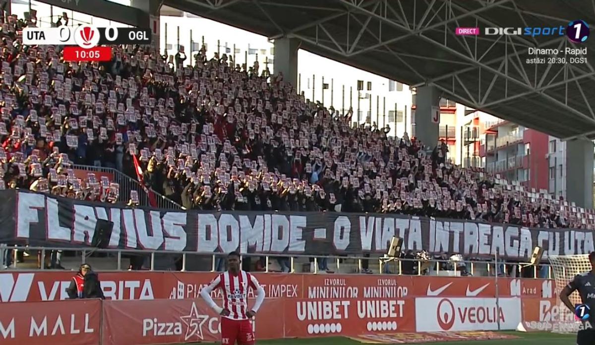 Moment special în cinstea lui Flavius Domide: UTA - Oțelul