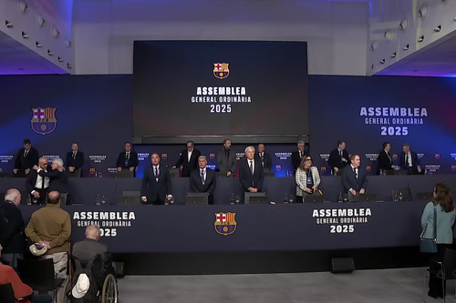 Captură Adunarea Generală a membrilor clubului // pagina oficială FC Barcelona