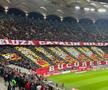 Scenografia afișată de fanii lui Dinamo la meciul cu Rapid