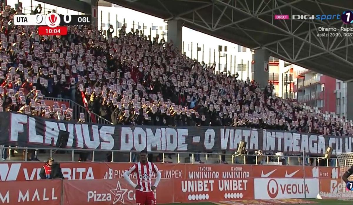 Moment special în cinstea lui Flavius Domide: UTA - Oțelul